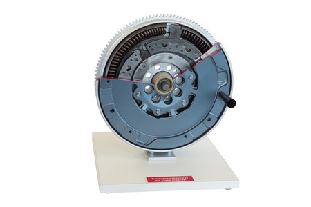 Dual-mass flywheel with centrifugal pendulum-type absorber