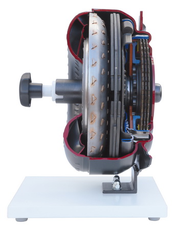 Torque converter with centrifugal pendulum-type absorber